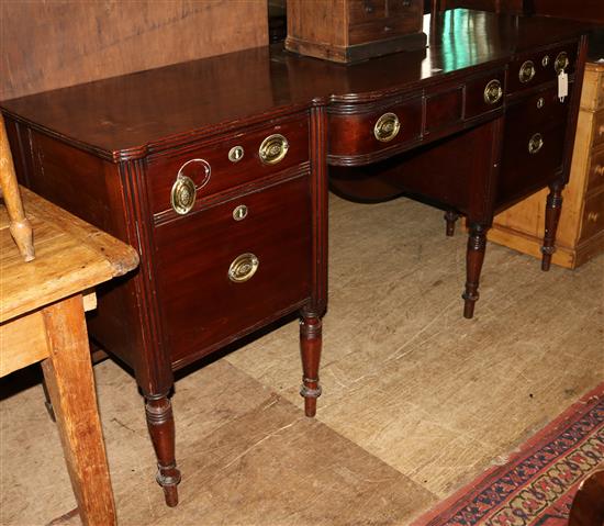 Regency mahogany sideboard(-)